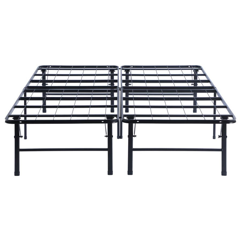 Mabel Metal California King Support Platform Bed Black-zoom-