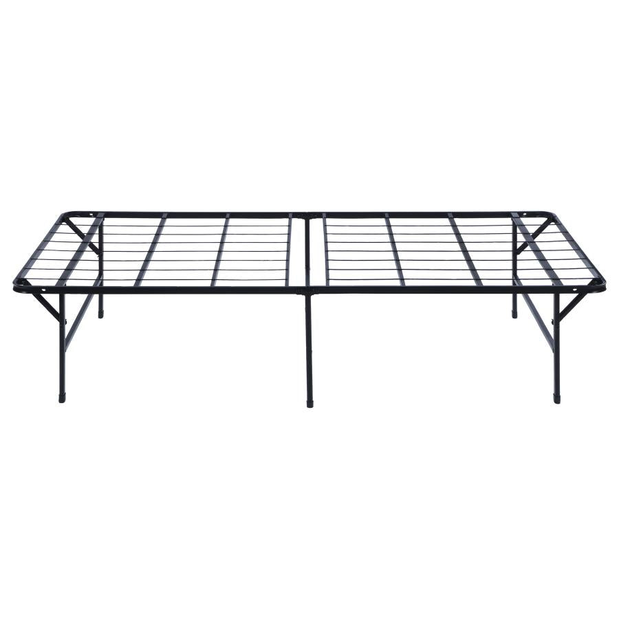 Mabel Metal Twin Mattress Support Platform Bed Black-zoom-4