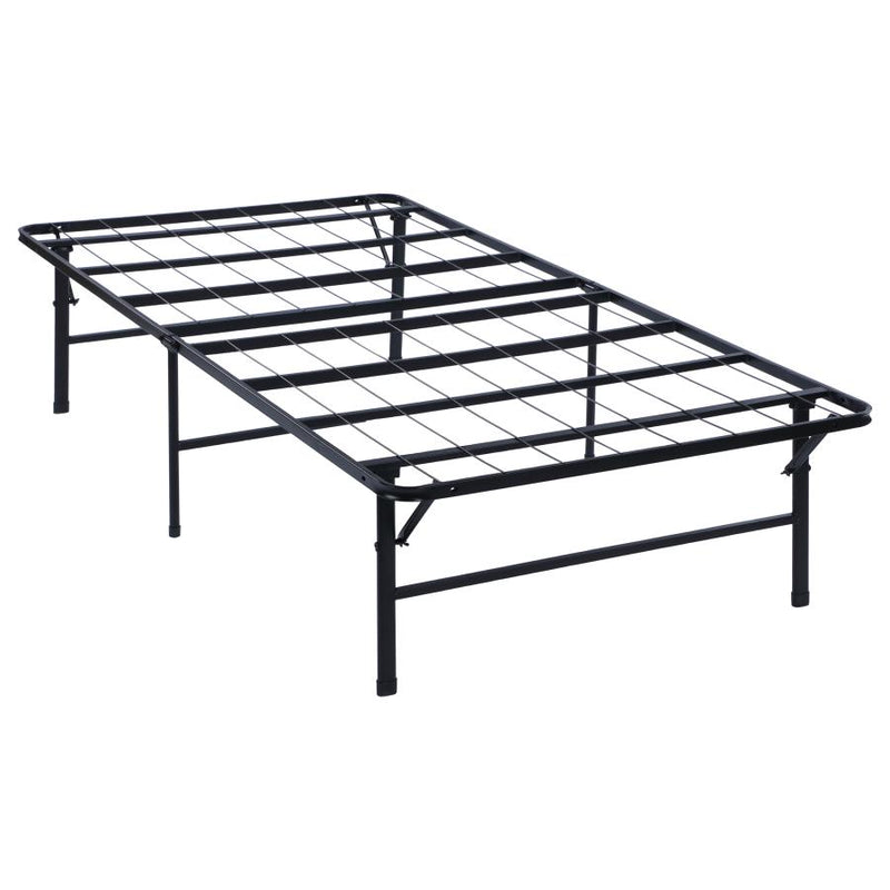 Mabel Metal Twin Mattress Support Platform Bed Black-zoom-