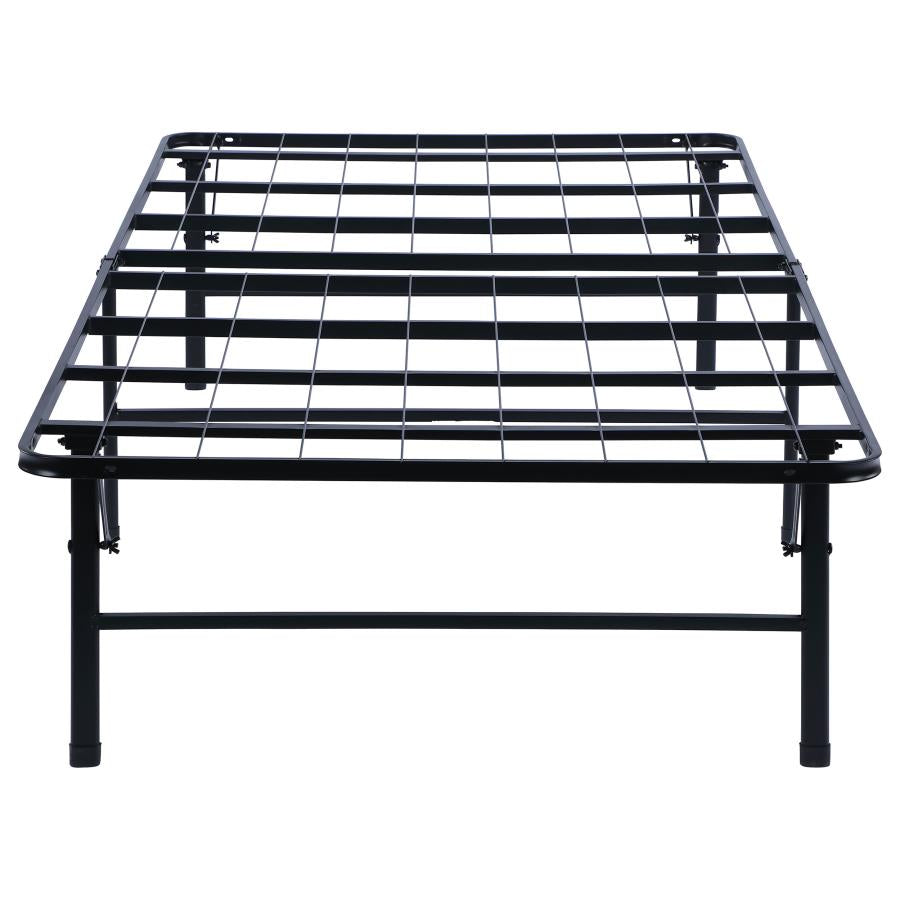 Mabel Metal Twin Mattress Support Platform Bed Black-zoom-5