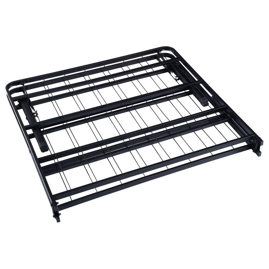 Mabel Metal Twin Mattress Support Platform Bed Black-zoom-6