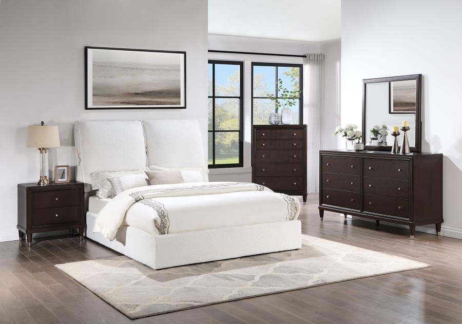 Gwendoline Upholstered Queen Panel Bed White-zoom-14