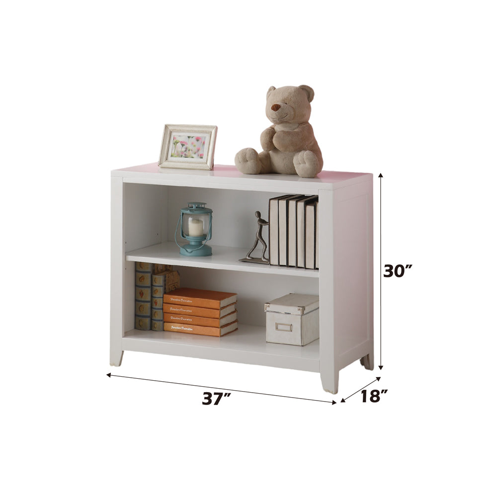 ACME Lacey Bookcase – side view – Lusso Furniture Miami