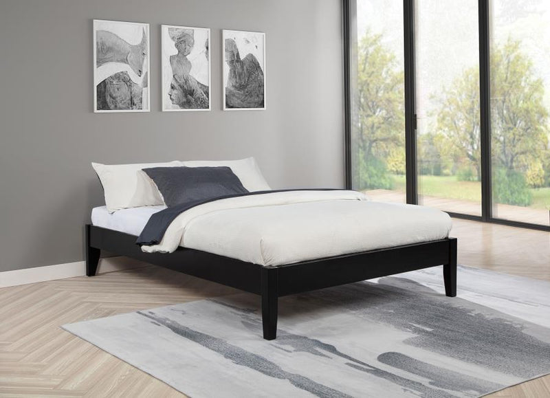 Hounslow Full Universal Platform Bed Black-zoom-