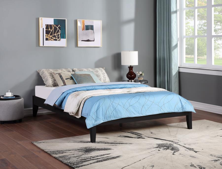 Hounslow Queen Universal Platform Bed Black-zoom-2