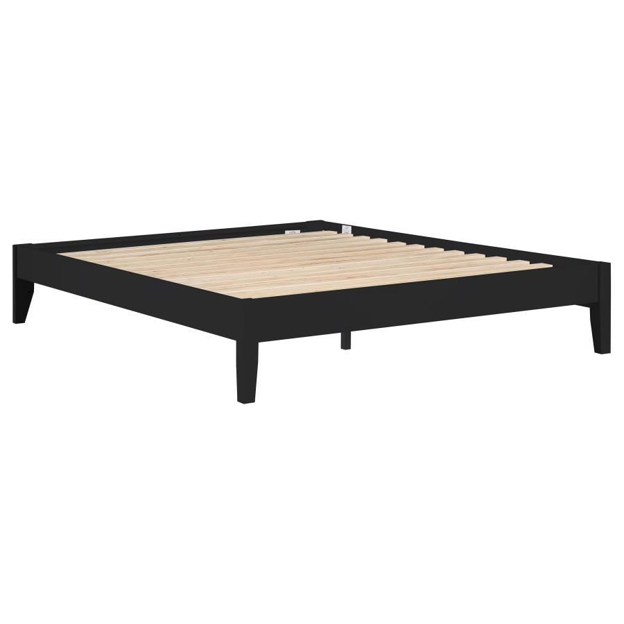 Hounslow Queen Universal Platform Bed Black-zoom-1