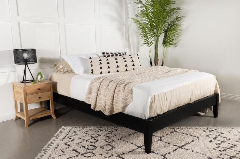 Hounslow Queen Universal Platform Bed Black-zoom-