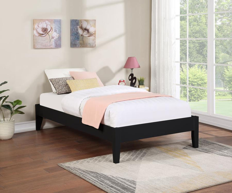 Hounslow Twin Universal Platform Bed Black-zoom-