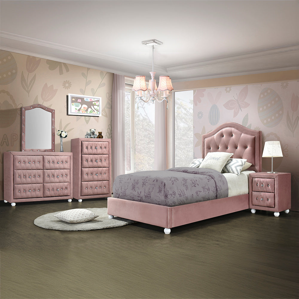 ACME Reggie Nightstand – view 11 – Lusso Furniture Miami