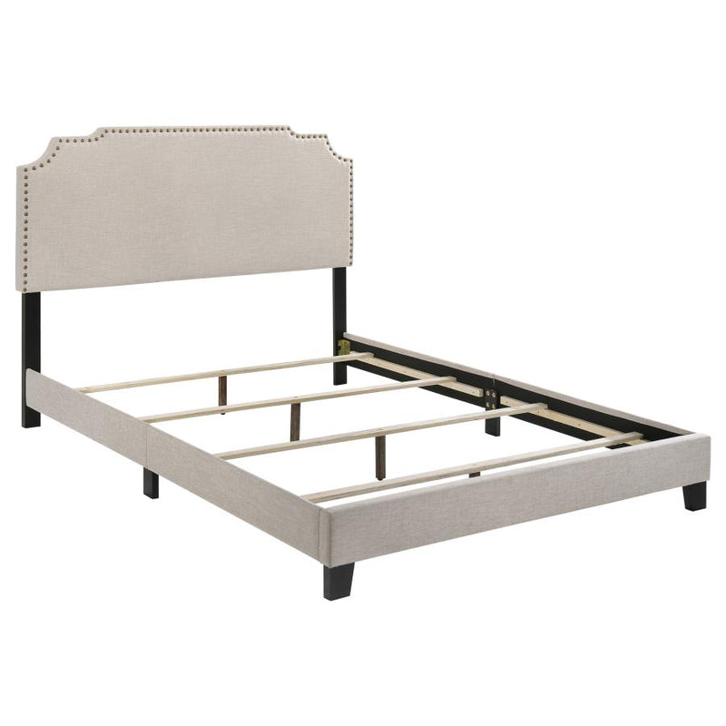 Tamarac Upholstered Full Panel Bed Beige-zoom-