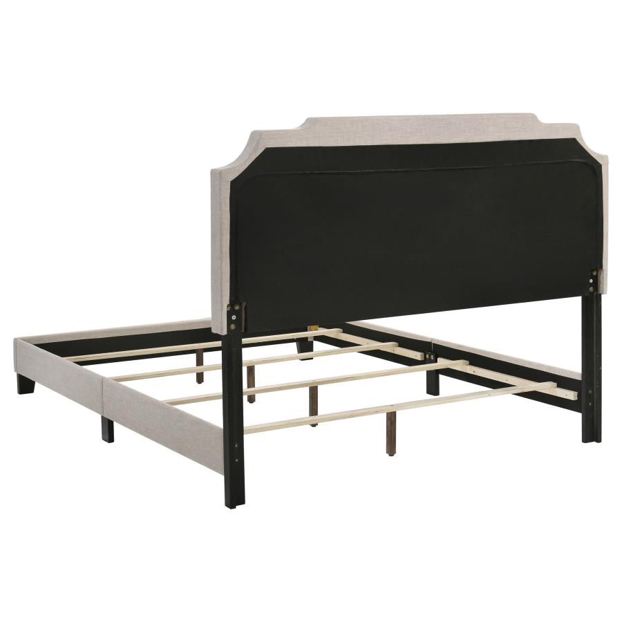 Tamarac Upholstered Full Panel Bed Beige-zoom-4