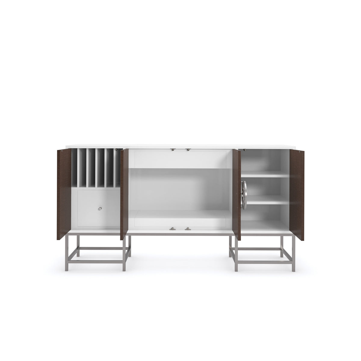 Caracole A Touch of Class Credenza – top view – Lusso Furniture Miami
