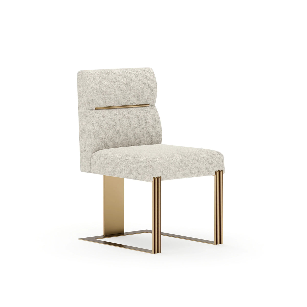 Caracole Counter Balance Dining Chair – angle view – Lusso Furniture Miami