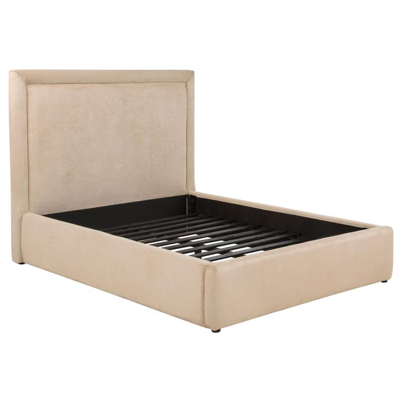 Lawson 54-inch Upholstered Full Platform Bed Light Saddle-zoom-