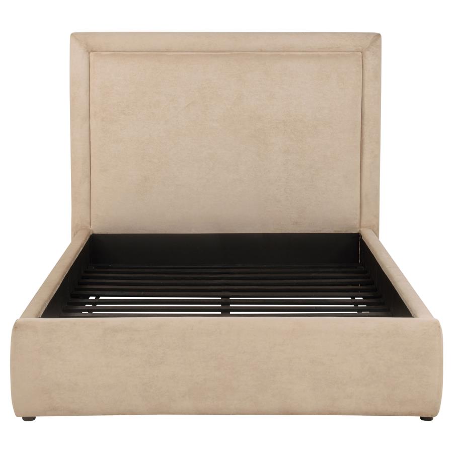 Lawson 54-inch Upholstered Full Platform Bed Light Saddle-4