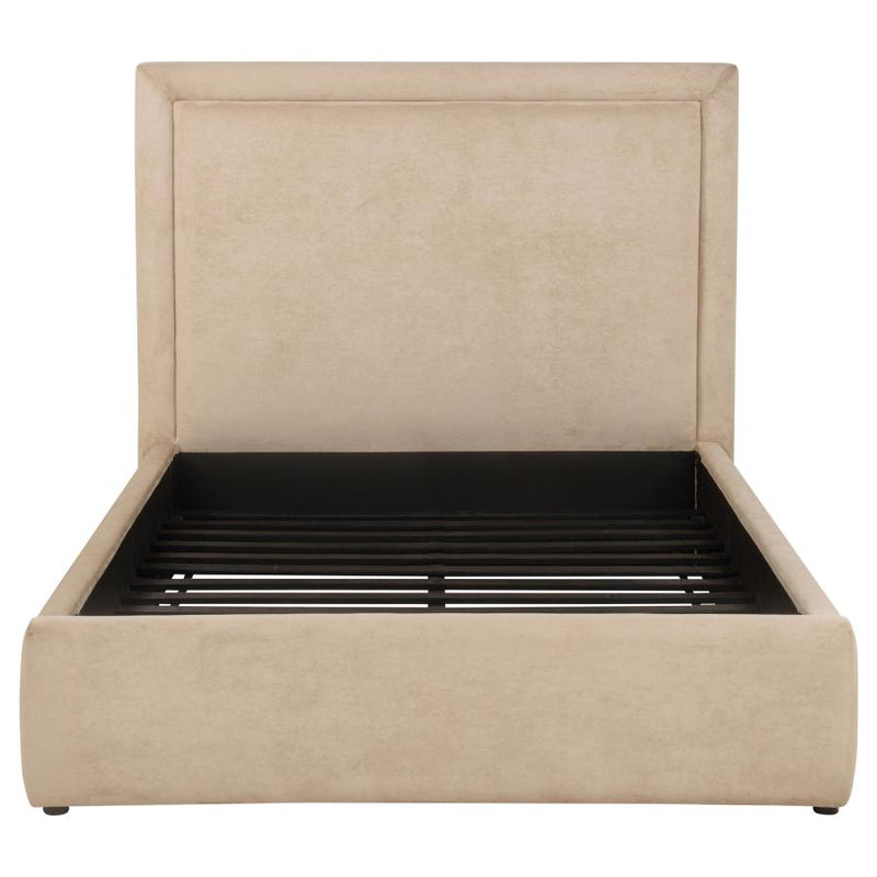 Lawson 54-inch Upholstered Full Platform Bed Light Saddle-zoom-