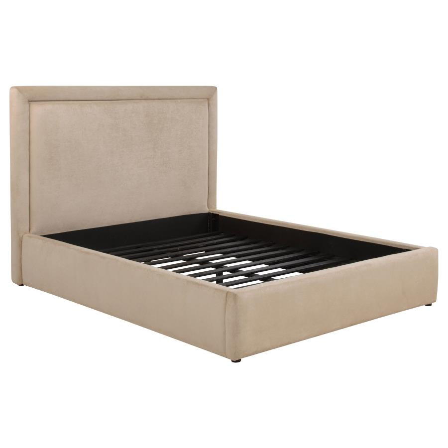 Lawson 54-inch Upholstered Eastern King Platform Bed Saddle-1