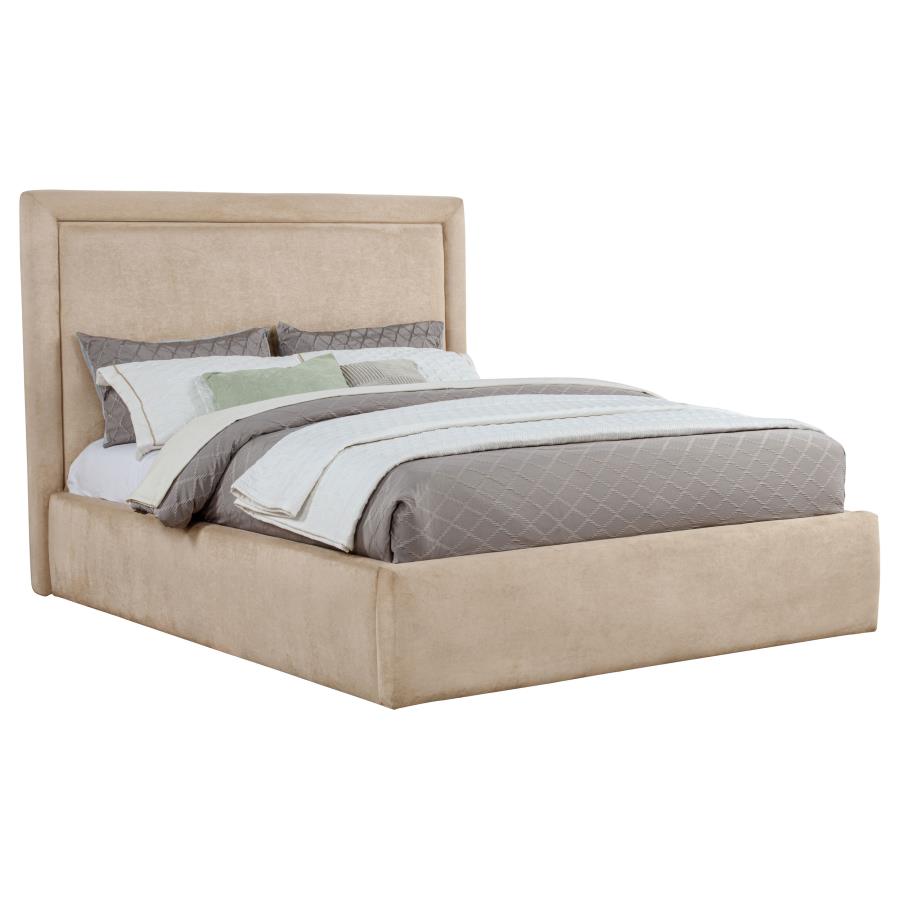Lawson 54-inch Upholstered Eastern King Platform Bed Saddle-3