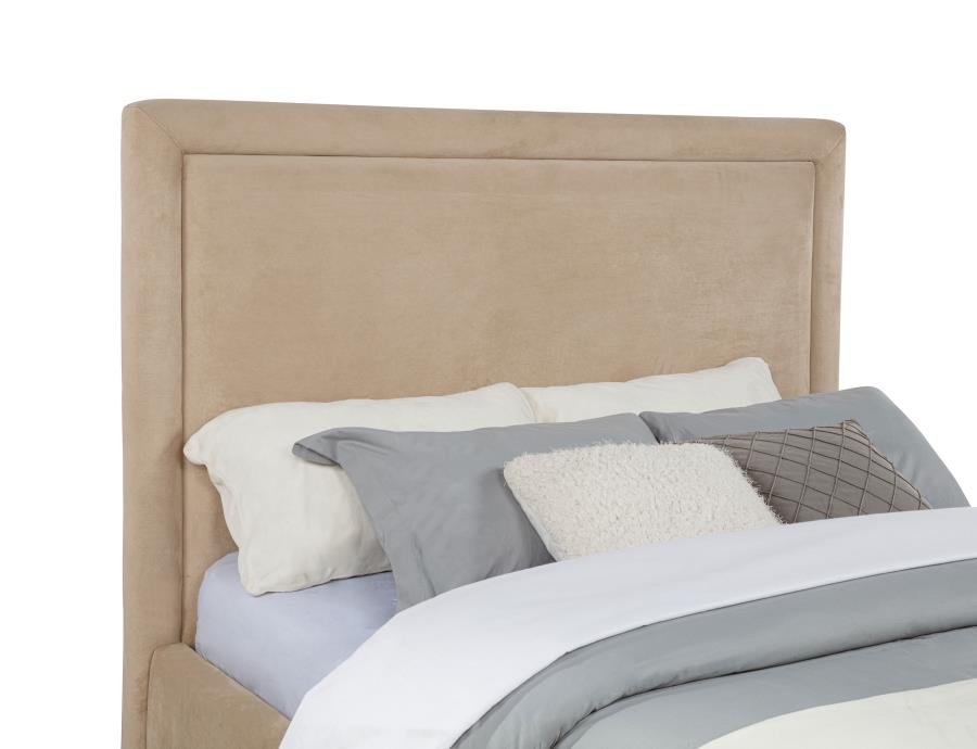 Lawson 54-inch Upholstered Queen Platform Bed Light Saddle-zoom-7