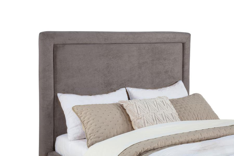 Lawson 54-inch Upholstered Full Panel Platform Bed Mushroom-zoom-
