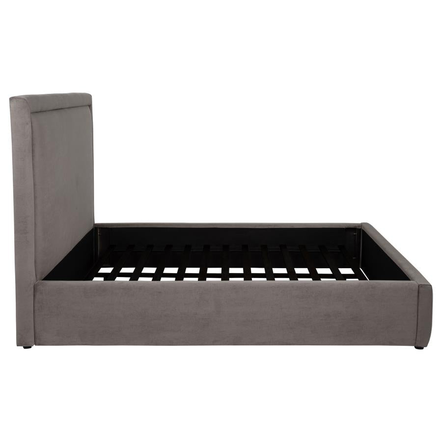 Lawson 54-inch Upholstered Queen Platform Bed Mushroom-zoom-6