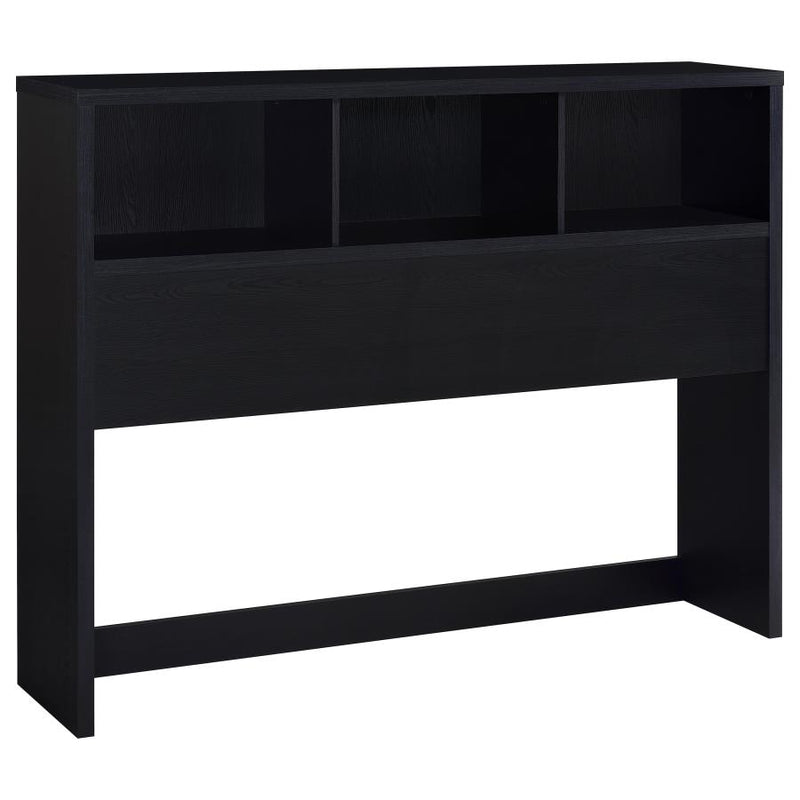 Westpark 3-piece Queen Bedroom Set Bookcase Headboard Black-zoom-