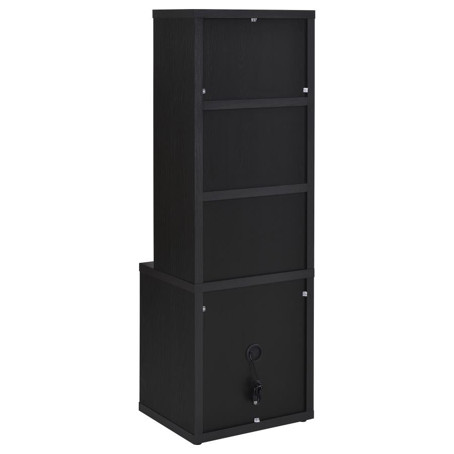 Westpark 3-piece Queen Bedroom Set Bookcase Headboard Black-zoom-13
