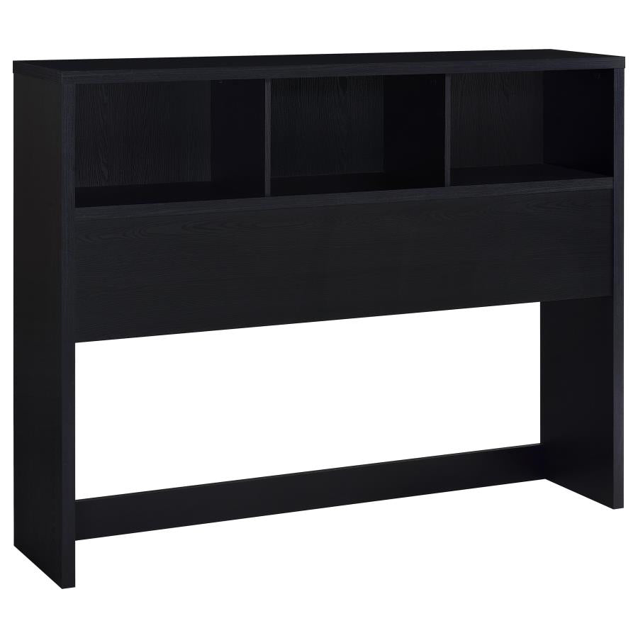 Westpark 49-inch Queen Bookcase Headboard Black-1
