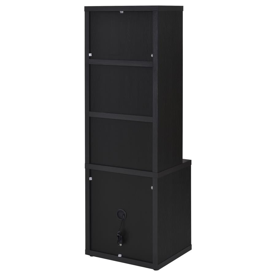 Westpark 3-piece Twin Bedroom Set Bookcase Headboard Black-zoom-14