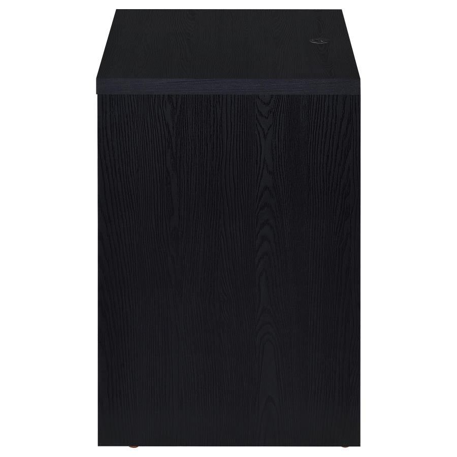 Westpark 2-drawer Nightstand LED Lights and USB Black-zoom-7
