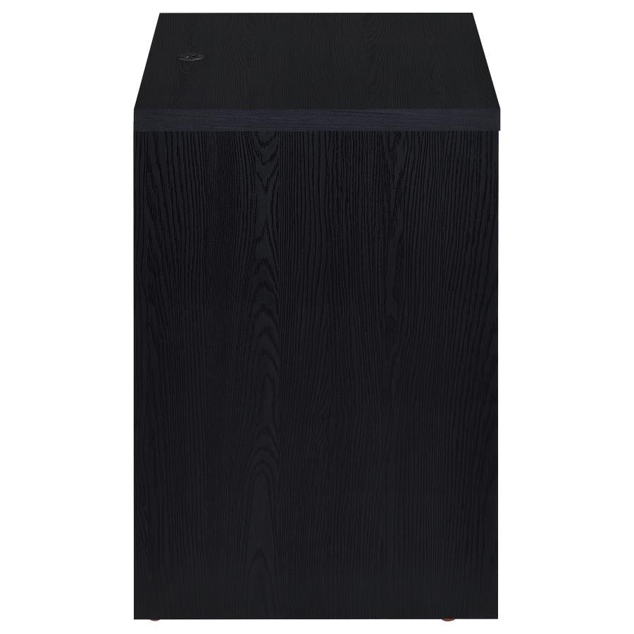Westpark 2-drawer Nightstand LED Lights and USB Black-zoom-10