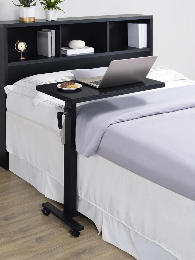 Westpark Height Adjustable Mobile Bedroom C-Table Black-zoom-