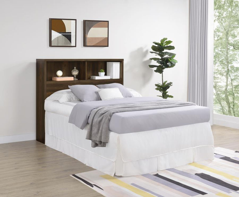 Westpark 49-inch Full Bookcase Headboard Dark Pine-zoom-
