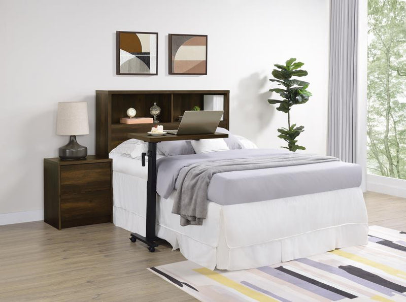 Westpark 49-inch Full Bookcase Headboard Dark Pine-zoom-