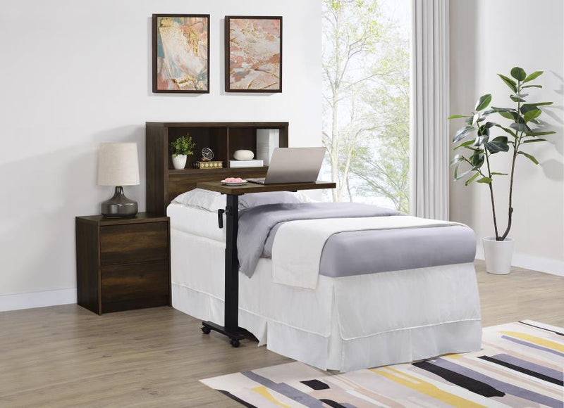 Westpark 49-inch Twin Bookcase Headboard Dark Pine-zoom-