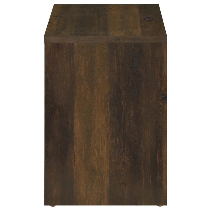 Westpark 2-drawer Nightstand LED Lights and USB Dark Pine-zoom-