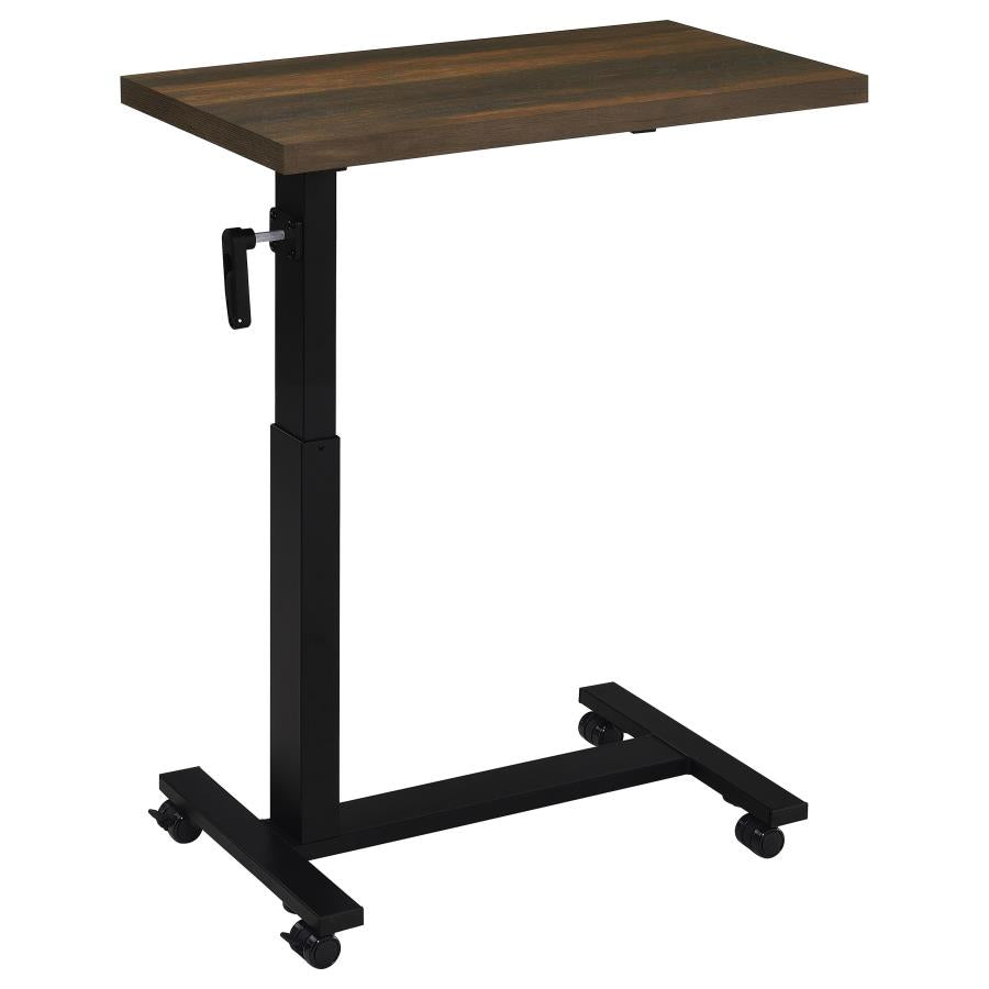 Westpark Height Adjustable Mobile Bedroom C-Table Dark Pine-zoom-1