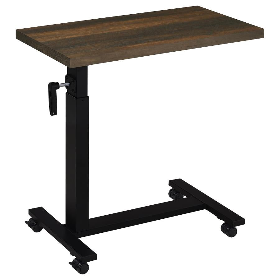 Westpark Height Adjustable Mobile Bedroom C-Table Dark Pine-zoom-3