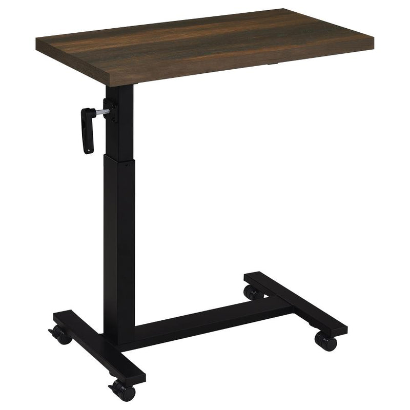 Westpark Height Adjustable Mobile Bedroom C-Table Dark Pine-zoom-