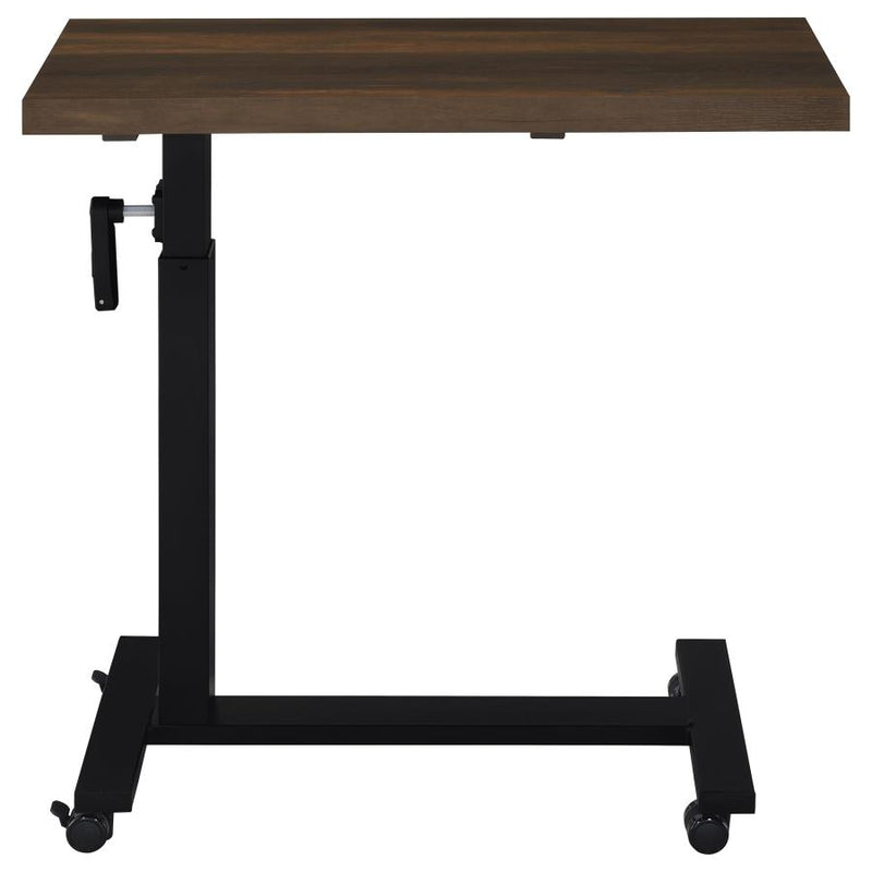 Westpark Height Adjustable Mobile Bedroom C-Table Dark Pine-zoom-