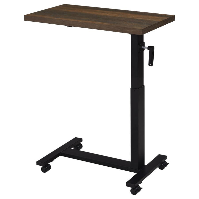 Westpark Height Adjustable Mobile Bedroom C-Table Dark Pine-zoom-