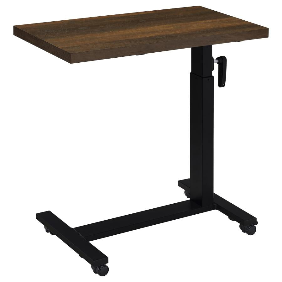 Westpark Height Adjustable Mobile Bedroom C-Table Dark Pine-zoom-9