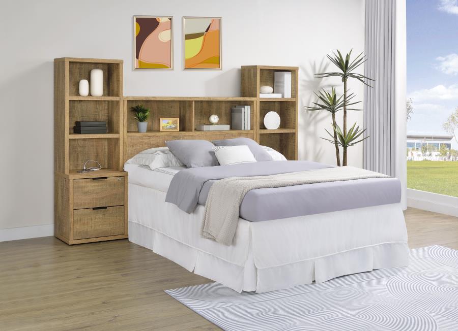 Westpark 3-piece Full Bedroom Set Bookcase Headboard Mango-1