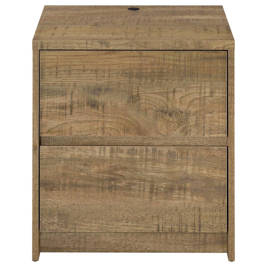 Westpark 2-drawer Nightstand LED Lights and USB Mango-5