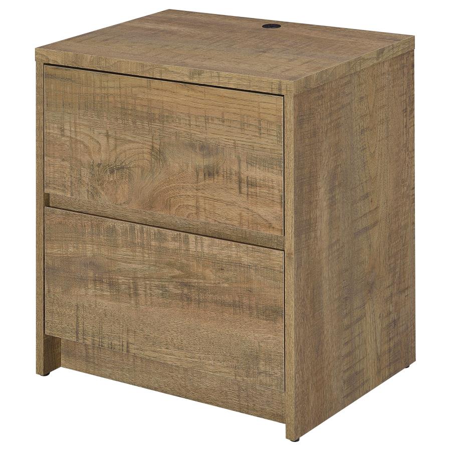 Westpark 2-drawer Nightstand LED Lights and USB Mango-6