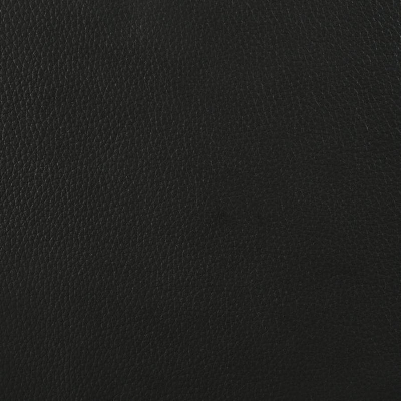 Medley Genuine Leather Queen Panel Platform Bed Black-zoom-