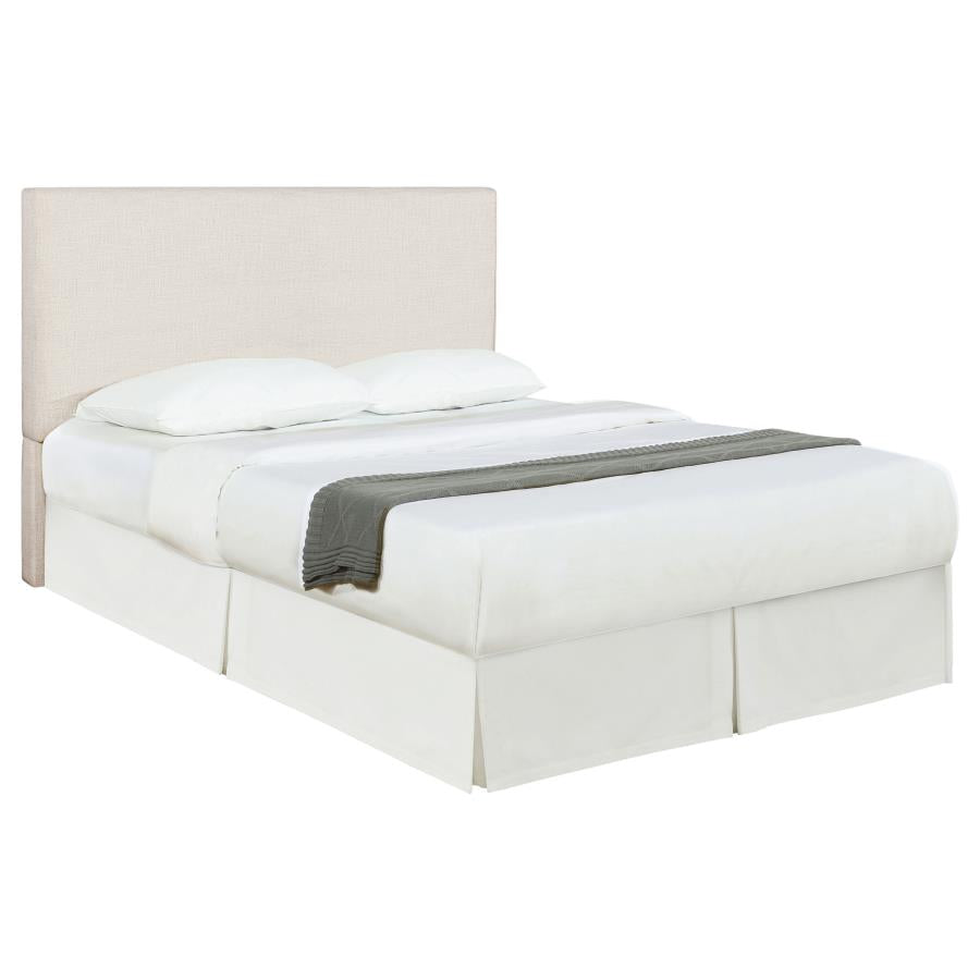 Pirro Upholstered King Panel Headboard Sand-1