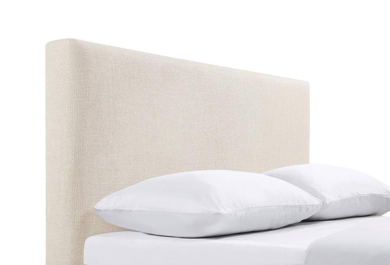 Pirro Upholstered King Panel Headboard Sand-zoom-