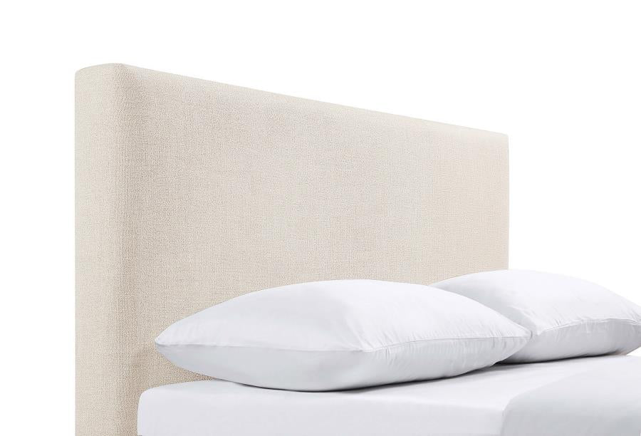 Pirro Upholstered Queen or Full Panel Headboard Sand-6