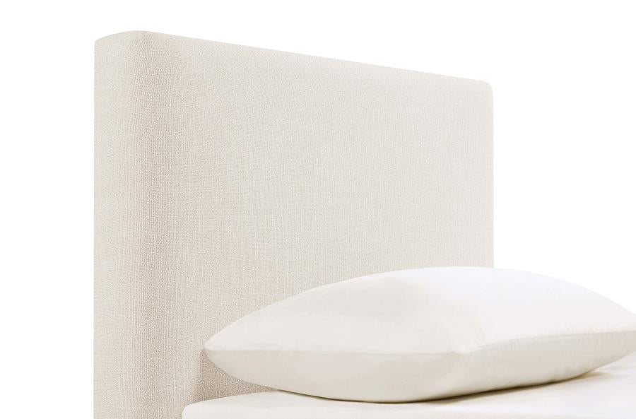 Pirro Upholstered Twin Panel Headboard Sand-6